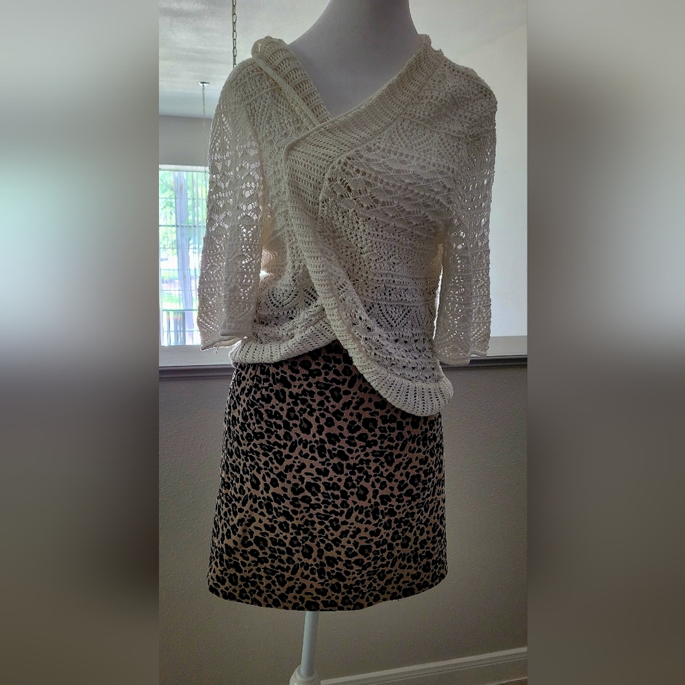 Loft Cheetah Print Skirt